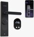 LOQED Touch Smart Lock - Slim Deurslot - Zwart - Met Smart Home Integratie