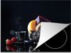 Merkloos KitchenYeah® Inductie beschermer 70x52 cm - Rustiek - Fruit - Kaas - Tafel - Stilleven - Inductiebeschermer - Inductiemat