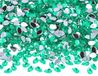 Decoratieve edelstenen van acryl, druppelgroen, 5 x 8 mm, ca. 5000 stuks.