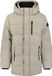 No Excess Heavy gestepte parka met ritszakken - Stone - XXL