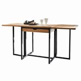 Loberon Tafel Vétrigne bruin/zwart