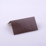 Tafelkaartjes - bruin - 65x38mm - 12 stuks