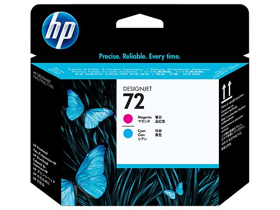 HP 72 Magenta & Cyaan Printkop - Origineel - C9383A