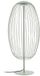 Lucande Lampadaire d'extérieur LED Richi, hauteur 90 cm, vert clair, IP44, métal