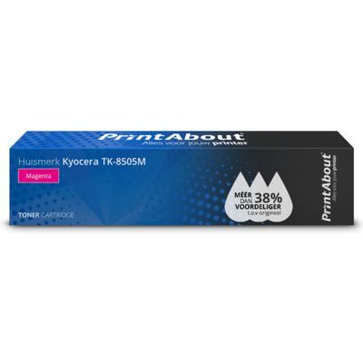 PrintAbout Huismerk TK-8505M Magenta Toner voor Kyocera TASKalfa 4550ci / 4551ci / 5550ci / 5551ci - Compatibel