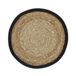 Nordic Nest Dixie Set de table rond Emil naturel-noir