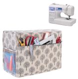 Housse anti-poussière pour machines à coudre, adaptée aux machines à coudre standard, avec un motif d'arbres