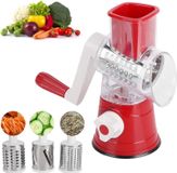 Mormark CUTERO Universele snijmachine, multifunctionele snijder, handmatige groente- en voedselhakker (roestvrij staal). Groentesnijder