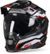 Nexx X.WED2 Columbus Adventure Helm - Zwart/Grijs/Rood/Wit - Maat XS