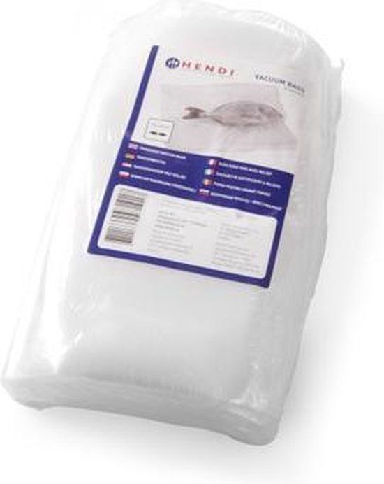 Hendi Vacuümverpakkingszakken met reliëf - 200x300mm (100 stuks)