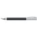 Faber-Castell Ambition vulpen zwart geborsteld edelhars