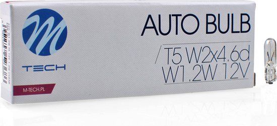 M-Tech W1.2W 12V 1.2W Basic Helder 10 stuks
