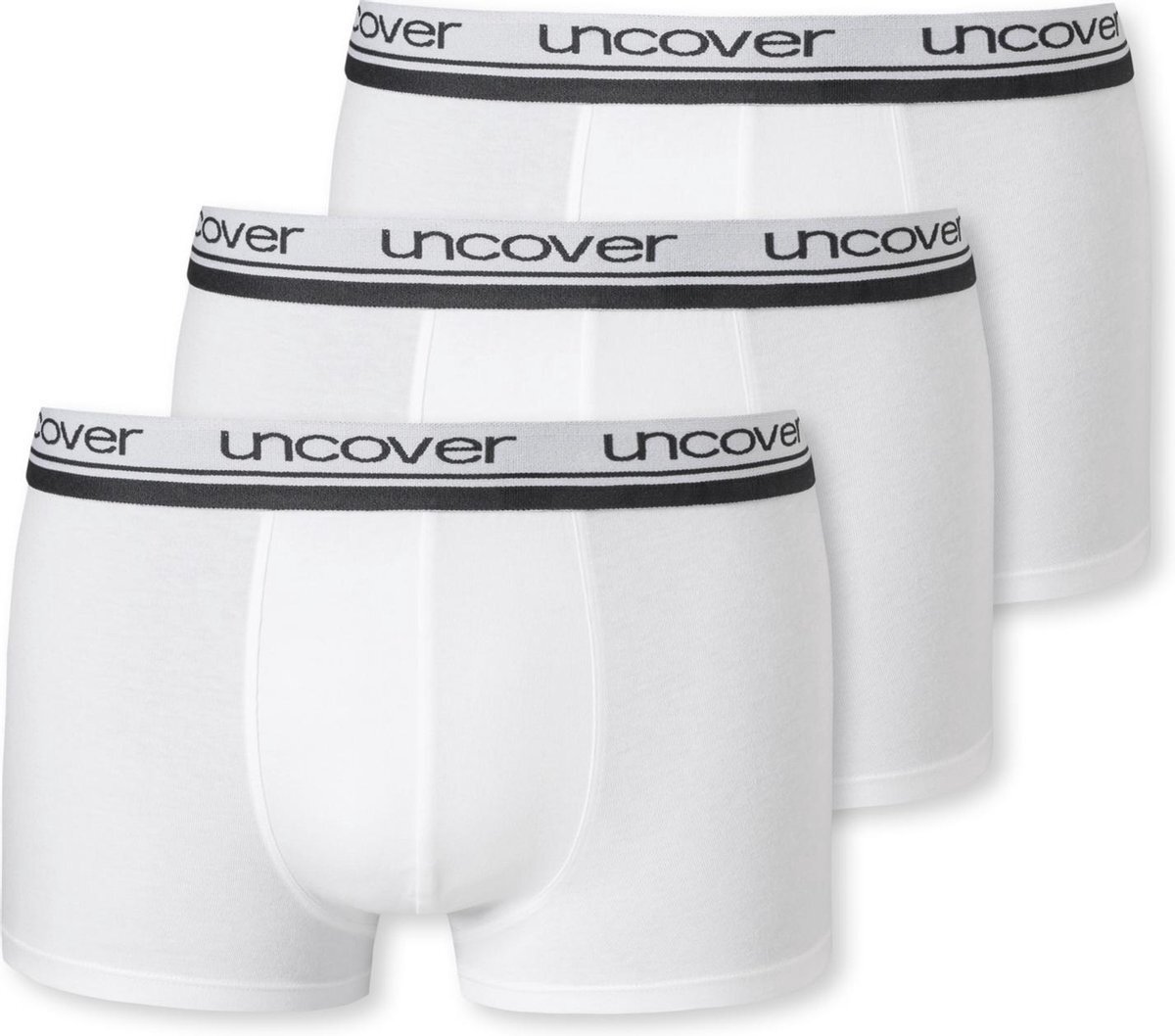 Uncover by Schiesser Schiesser Uncover Heren Shorts - Wit - 3-Pack - Maat L