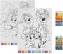 PAW Patrol Jeu de coloriage par numéros