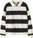 NAME IT - NKMOBERT LS LOOSE KNIT POLO - Jongens - Polo's - Maat 146/152 - Zwart