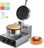Vevor Commercieel Wafelijzer Wafelijzer 1230W 4 Waaiervormige Wafels