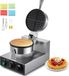 Vevor Commercieel Wafelijzer Wafelijzer 1230W 4 Waaiervormige Wafels