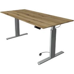 Kerkmann Zit-sta-bureau 10233055 Spaanplaat Eiken, Zilver