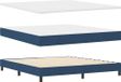 vidaXL Boxspringbed met hoofdeinde Blauw 180 x 200 cm Stof