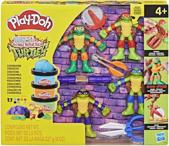Play-Doh Teenage Mutant Ninja Turtles Cowabunga Creations Speelset