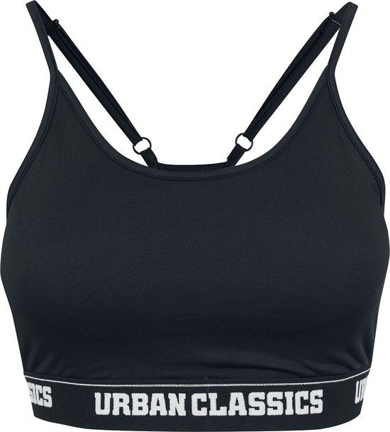 Urban Classics Sports Bra Dames Bustier - zwart - L