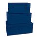 COGEX 62719 Set van 3 metalen koffers, blauw