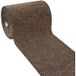 Tapis de course moquette paillasson couleur unie trottoir marron - 100x400 cm