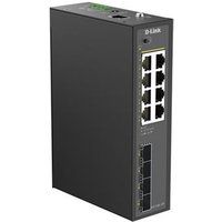 D-Link DIS-210G-12P Managed L2/L3 Gigabit Ethernet PoE+ Switch