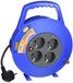 Alyco 199409 haspel 5 m H05 VV-f 3g1,5, blauw