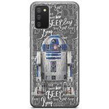 ERT GROUP mobiel telefoonhoesje voor Samsung A02S origineel en officieel erkend Star Wars patroon R2D2 004