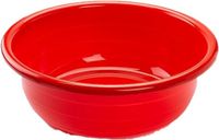 Plasticforte Teiltje - Set van 2x stuks - 20 liter - rond - rood - afwasbak - 49 x 17 cm