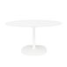 Kartell Multiplo Table Ronde - Blanc - Grès cérame - Designer Antonio Citterio