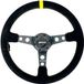 Shinergy OCC Motorsport TRACK Huid Geel/Zwart Leer/leder Race stuurwiel