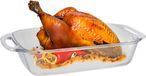 Marinex Ovenschaal van borosilicaat glas - rechthoek - 2.7 Liter - 35 x 20 x 7 cm - serveerschaal