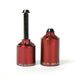 ETHIC Kit Pegs Acier Chrome Rouge [x2]