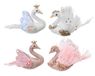 Decoris Zwaan foam l4b9.5h6 cm a4 kerst