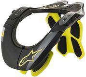 Alpinestars BNS Tech-2 Neckbrace Black/Fluor Yellow-XS/M
