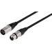 Monacor MECR-2000/SW XLR Kabel [1x XLR-stekker - 1x XLR-bus] 20 m Schwarz