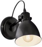 Unyqoos® Lampe murale noir mat élégante avec abat-jour pivotant pour chaque pièce