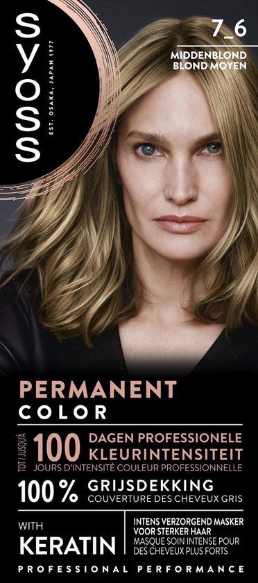 SYOSS Permanent Coloration 7-6 Middenblond