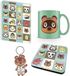 MUG Nintendo - Animal Crossing New Horizons - Geschenkset - Mok, Notitieboekje, Onderzetter en Sleutelhanger