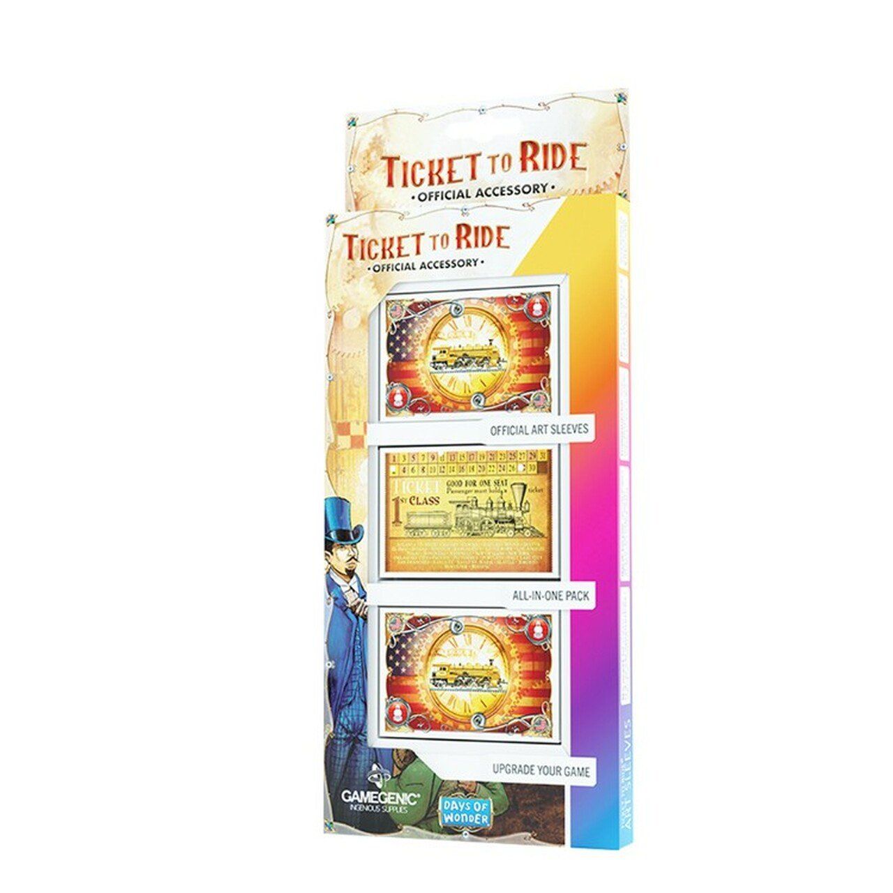 Sleeves Ticket To Ride US Art Sleeves (152 stuks)