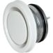 Fränkische Soupape À Disque Extraction Profi-air Dn 125 Blanc En Tôle D'Acier Avec Cadre, 78312620