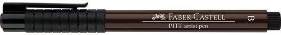 Faber-Castell tekenstift Faber Castell Pitt Artist Pen Brush 175 sepia