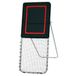 VEVOR Rebondisseur de football 92 x 244 cm Rebondisseur de crosse de volley-ball Trois réglages d'angle Cible de baseball et de softball Cadre stable en acier pour entraînement solo intérieur extérieur