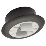WAGNER Soft zwenkwiel/boorrol ROLLER-MINI - diameter Ø 15 mm, behuizing kunststof zwart Ø 55/40 x 17/8 mm, metalen stift, draagkracht 50 kg - Made in Germany - 01707001