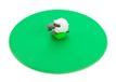 Lurch 210835 Mijn deksel hofdieren schapen, glazen afdekkingen van 100% BPA-vrije platina siliconen, Ø 10,5 cm, groen