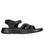 Skechers Go Walk Flex Sandal -Sunshine Sandalen - Maat 38 - Zwart