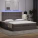 Maison Exclusive - Cadre de lit ottoman avec matelas gris 180x200cm simili cuir