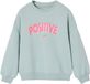 Vertbaudet Sweater voor meisjes met positieve boodschap